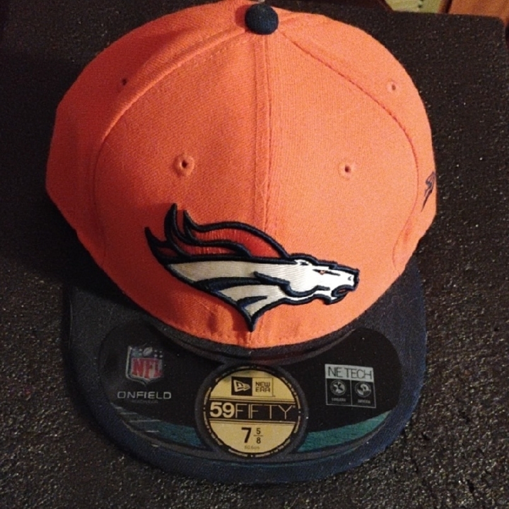 New Era Denver Broncos Orange and Blue Hat